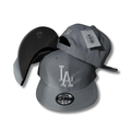 Los Angeles Dodgers New Era 9FIFTY Gray Monochrome Edition – Snapback Cap — view 1