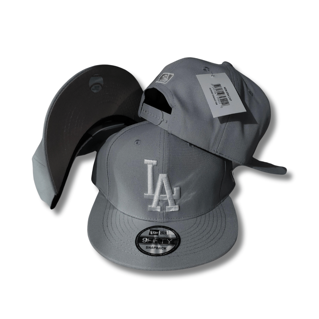 Los Angeles Dodgers New Era 9FIFTY Gray Monochrome Edition – Snapback Cap — view 1