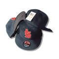 St. Louis Cardinals Navy Blue Red Logo – Snapback Cap — view 1