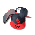 St. Louis Logo with Two-Tone Design Navy Blue and Red – Snapback Cap — view 1