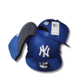 New York Yankees Royal Blue with White Embroidered Logo - Snapback Cap — view 1