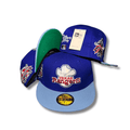 Texas Rangers Royal Blue with Light Blue Visor and Special Side Patch - Fitted Cap — view 1