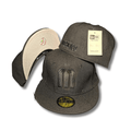 Team Mexico with Embroidered Logo and Subtle Black Design - Fitted Cap — view 1