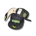 Milwaukee Fitted Hat with Embroidered Script and Commemorative Patch Black – Fitted Cap — view 1