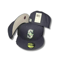 Seattle Mariners Official MLB with Navy Blue Design - Fitted Cap — view 1