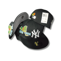 New York Yankees Black Embroidered Map Edition - Fitted Cap — view 1