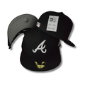 Atlanta Braves New Era Black/White 2000 All Star Game Side Patch 59FIFTY - Fitted Cap — view 1