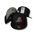 New Era Arizona Diamondbacks OTC 59Fifty Black and Red – Fitted Cap — view 1