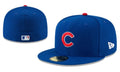 Chicago Cubs Fitted Hat – Royal Blue with Red and White Logo — view 1
