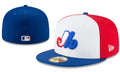 Montreal Expos Retro MLB Fitted Cap – Red, White, and Blue Design — view 1