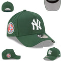 New York Yankees Green New Era Adjustable Hat with World Series Patch — view 1