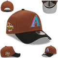 Arizona Diamondbacks Brown and Black New Era Adjustable Hat with 2001 World Series Patch — view 1