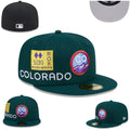 Colorado Rockies “5280” Hat with Gray Undervisor – Green — view 1