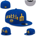 Seattle Mariners “PNW” Hat with Gray Undervisor – Royal Blue — view 1