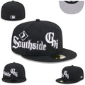 Chicago White Sox “Southside Chi” Hat with Gray Undervisor – Black — view 1