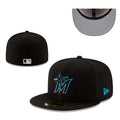 New York Yankees Blackout Cap with Embossed 1996 World Series Patch and Red Undervisor — view 1
