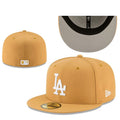 Los Angeles Dodgers Gold Cap with White Logo — view 1