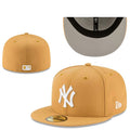 Los Angeles Dodgers gold cap, Dodgers fitted hat, MLB Dodgers fan gear, gold baseball cap, Dodgers logo hat — view 1