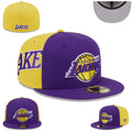 Los Angeles Lakers Purple and Yellow Panel Cap — view 1