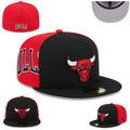 Chicago Bulls Two-Tone Logo Fitted Cap — view 1