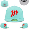 Mint Green LMB Fitted Cap with Bold Red — view 1