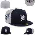 Detroit Tigers Two-Tone Fitted Cap with Classic Logo — view 1