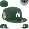 New York Yankees Green World Series Fitted Cap — view 1