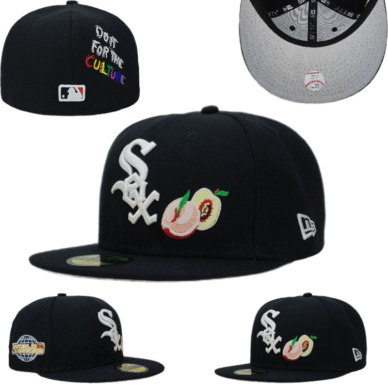 Chicago White Sox “Out For The Culture” 2005 World Series Black Fitted Cap — view 1