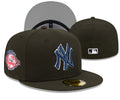 New York Yankees Olive Green Fitted Hat with 1962 World Series Side Patch — view 1