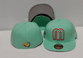 Mint Green Mexico Baseball Hat with National Flag Embroidery — view 1