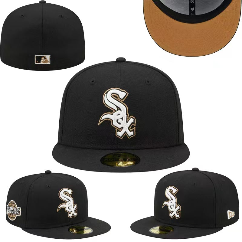 Chicago White Sox Red World Series Champions Fitted Hat — view 1