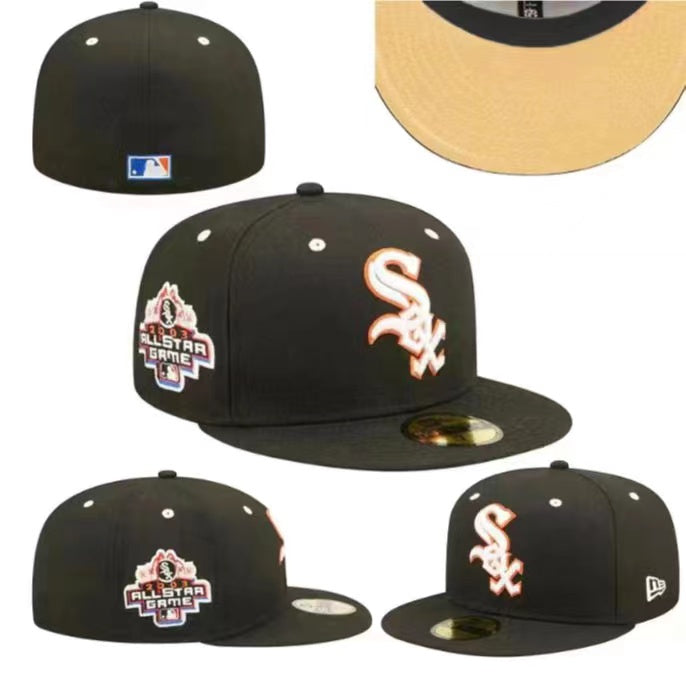 Chicago White Sox World Series 2005 Black and Gray Fitted Hat — view 1