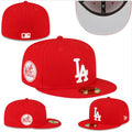 Los Angeles Dodgers 1980 All-Star Game 59FIFTY Fitted Hat – Vibrant Red with White Logo — view 1