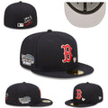 Boston Red Sox Love & Hustle World Series 59FIFTY Fitted Hat – Black with Heart Embroidery — view 1