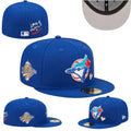 Toronto Blue Jays Love & Hustle World Series 59FIFTY Fitted Hat – Blue with Heart Embroidery — view 1