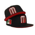 Mexico LMB 59FIFTY Fitted Hat – Light Blue with Red Logo — view 1