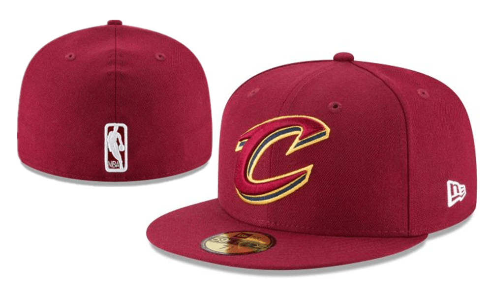 Cleveland Cavaliers NBA Snapback Cap with Embroidered Logo – Maroon — view 1