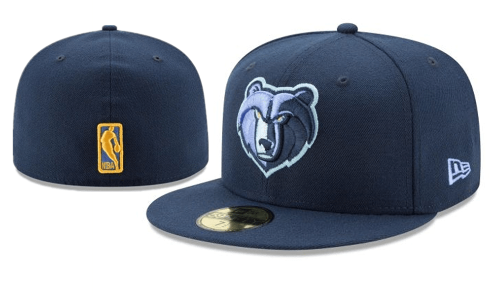 Memphis Grizzlies NBA Snapback Cap with Embroidered Bear Logo – Navy — view 1