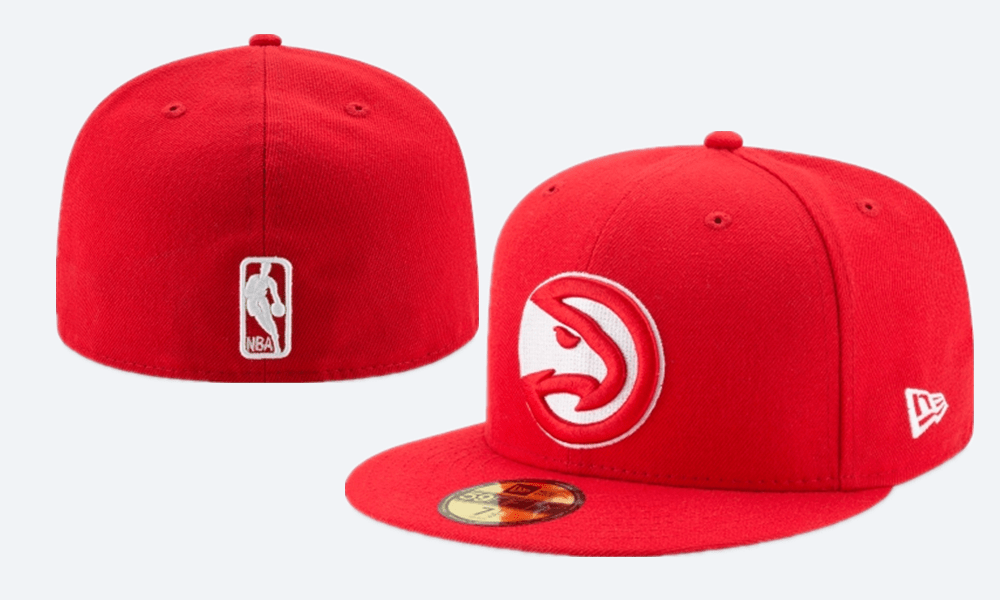 Atlanta Hawks NBA Snapback Cap with Embroidered Hawk Logo – Red — view 1