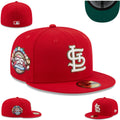 St. Louis Cardinals 125th Anniversary Snapback Cap – Red — view 1