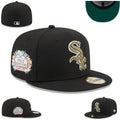 Chicago White Sox World Champions Black Fitted Hat with Commemorative Side Patch — view 1