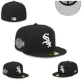 Chicago White Sox Fitted MLB Hat with 2005 World Series Patch – Black — view 1