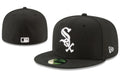 Chicago White Sox Fitted MLB Hat with Classic Logo – Black — view 1