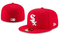 Chicago White Sox Fitted MLB Hat with Classic Logo – Red — view 1