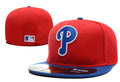 Philadelphia Phillies Red and Blue Fitted Hat – Classic Team Logo — view 1