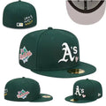 Oakland Athletics Green Love & Hustle 1989 World Series Fitted Hat — view 1