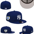New York Yankees Jackie Robinson 42 Fitted Cap – Royal Blue — view 1