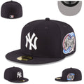 New York Yankees Subway Series Fitted Cap – Black with Commemorative Patch — view 1