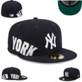 New York Yankees Cap – Bold Embroidered Black with White Accents — view 1