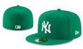 New York Yankees 59FIFTY Fitted Hat with White Logo – Green — view 1